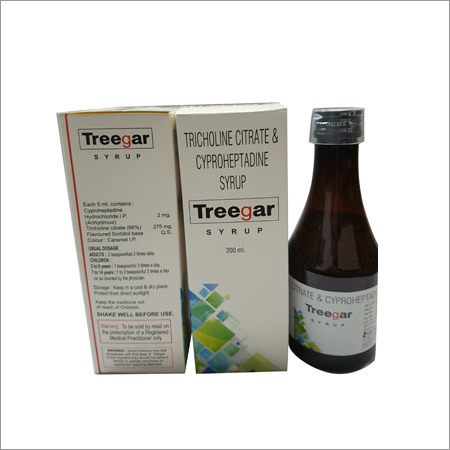 Tricholine Citrate Cyproheptadine Syrup