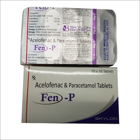 Acelofenac Paracetamol Tablets