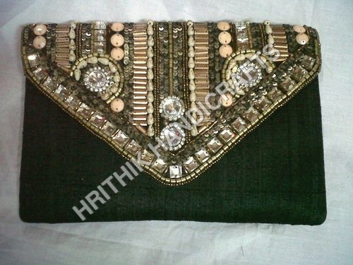 Green Beats Clutch Bag