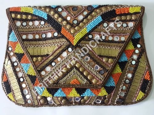 Multicolor Beats Clutch Bag