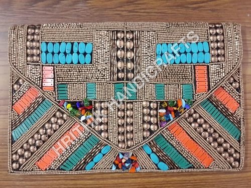 Multicolor Beats Clutch Bag