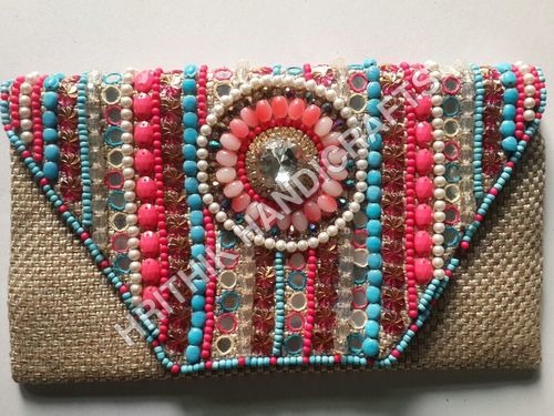 Multicolor Beats Clutch Bag