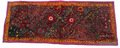 Indian Beads Work Vintage Tapestry Red Color Wall Hanging Tapestry10x30
