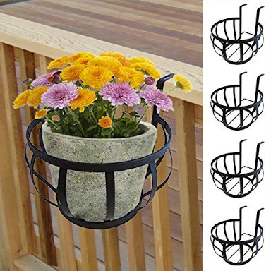 Wrought Iron Planter Hanging Stand