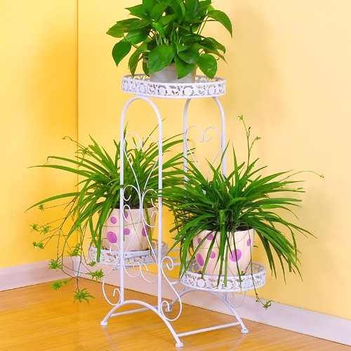 Wrought Iron Flower Pots Stand
