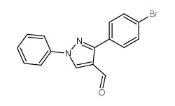 3-(4-BROMO PHENYL)-1-PHENYL PYRAZOLE-4-CARBALDEHYDE