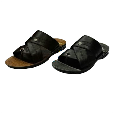 Black PU Slipper
