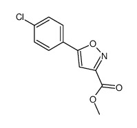 METHYL-5-(4-CHLORO PHENYL)ISOXAZOLE-3-CARBOXYLATE