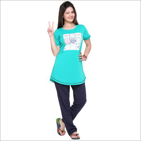 Printed Ladies Night Suits