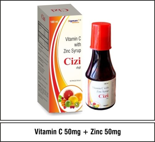 Vitamin C 50mg + Elemental Zinc 5mg