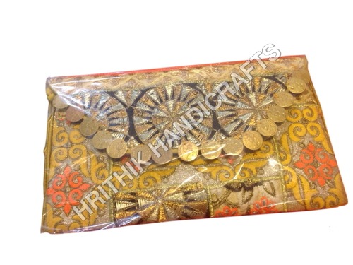 Yellow Coin Clutch Bag