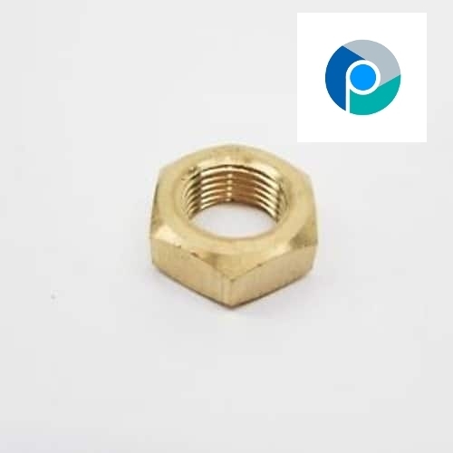 Hex Jam Nut Brass