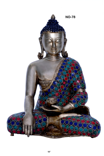 Brass Stone Buddha