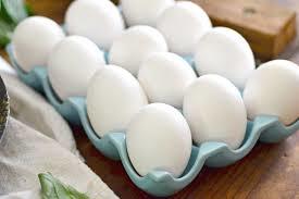 Fresh white eggs for sale
