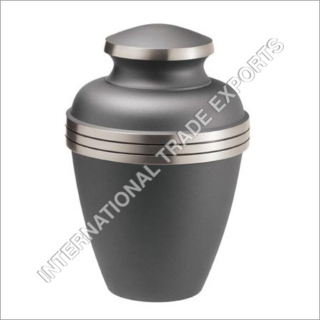 Coated Avlon Band Rustic Grey Urn