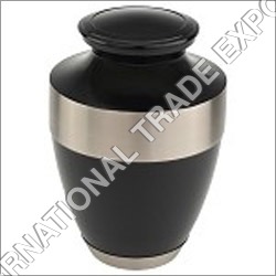 Coated Rustic Black Urn