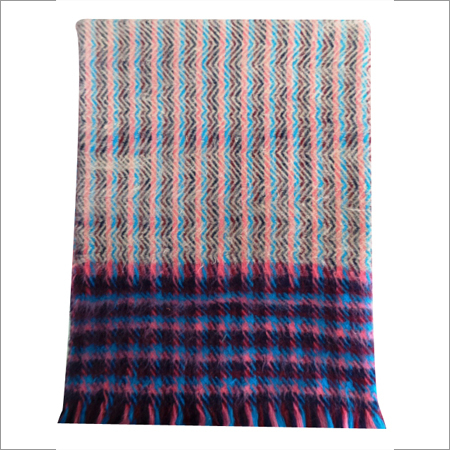 Printed Woolen Check Stoles