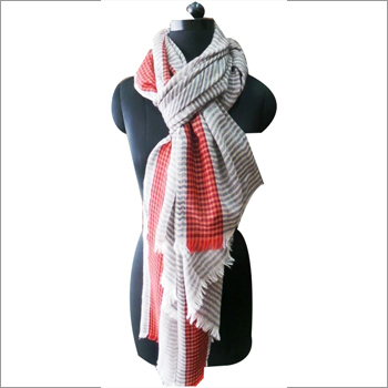 Pure Wool Check Scarves