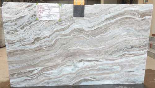 White Fantasy Brown Marble