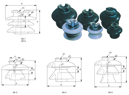 ANSI High voltage pin insulators
