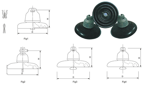 IEC Porcelain disc suspension insulators