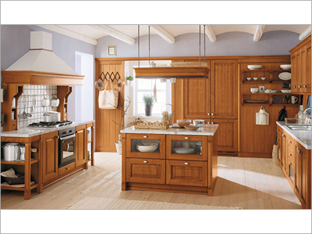 L Shaped Modular Kitchen