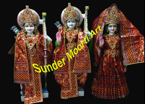 God Marble Ram Darbar Statue