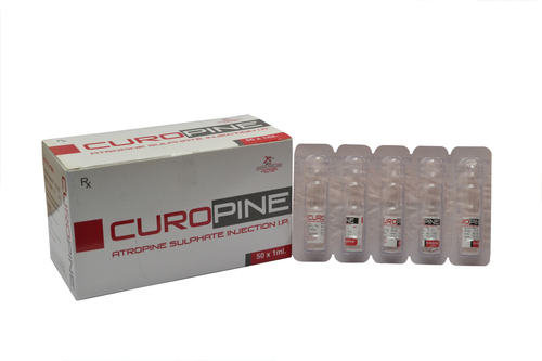 Atropine Sulphate 1 mg/ml Injection By PHARMA CURE LABORATORIES