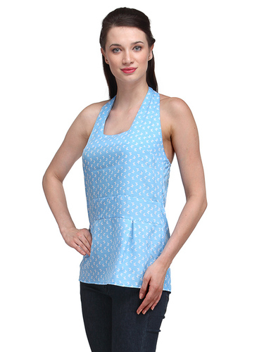 Halter Scooped neck Top