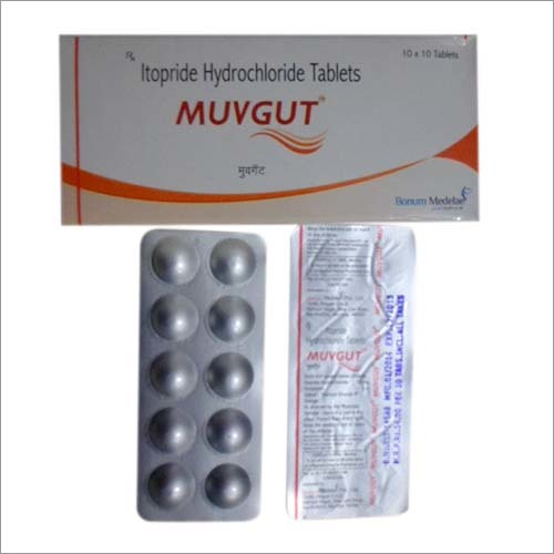 Itopride Hydrochloride Abets - 50 mg White Tablet, Blister Pack | GI Motility, Dyspepsia & Constipation Relief