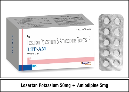 Losartan  50mg + Amlodipine  5mg