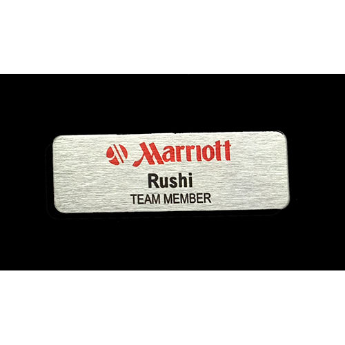 Magnetic Executive Metal Name Badges