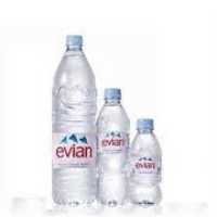 Evian Mineral Water available