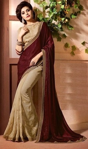Embroidered Designer Georgette Saree