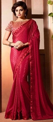 Red Georgette Saree