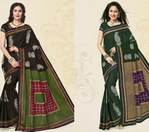 Plain Handloom Cotton Sarees