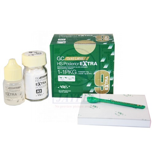 Gc Fuji Glass Ionomer Cement - Glass Ionomer Powder/Liquid, Green, Types I II IX | Easy Mixing, Strong Bond, Fluoride Release