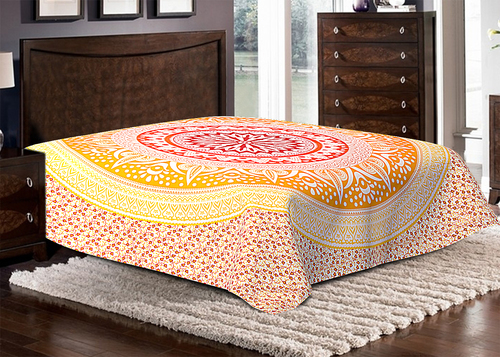 Tapestry Print Bed Sheets