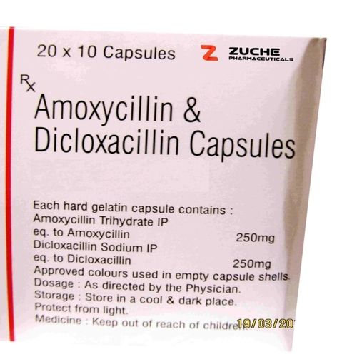 Amoxycillin And Dicloxacillin Capsules External Use Drugs
