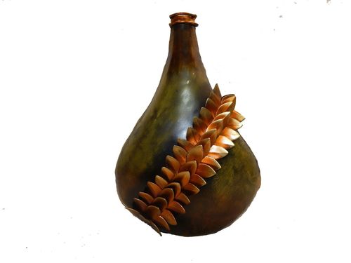 Flower Vase - Ceramic 10x6x4 inches Green | Elegant Design Durable Material Unique Style Perfect Gift