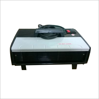 Portable Electric Fan Room Heater - Color: Balck And White