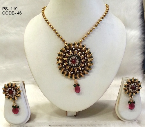 Copper Alloy Antique Pendant Set