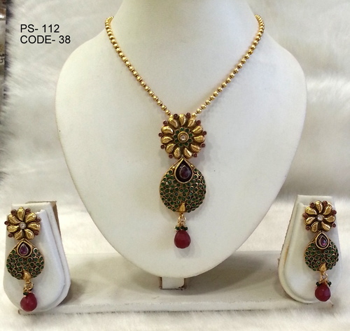 Copper Alloy Antique Pendant Set