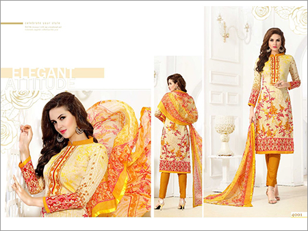 Cotton Unstitched Salwar Suit