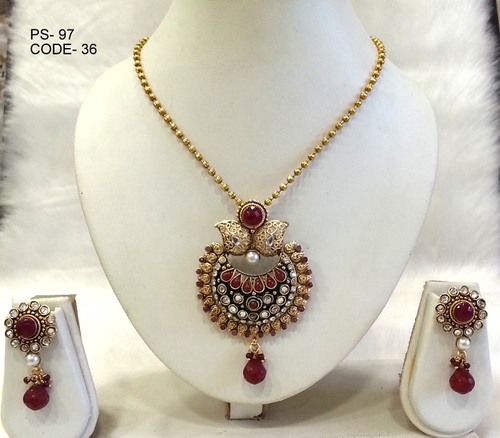 Copper Alloy Antique Pendant Set