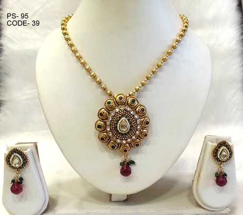 Copper Alloy Antique Pendant Set