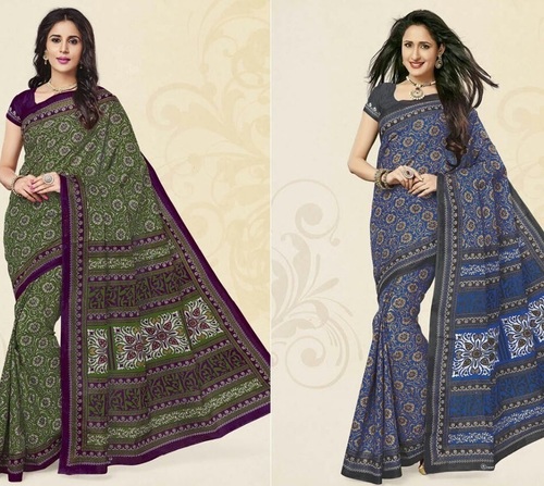 Printed Cotton Saree