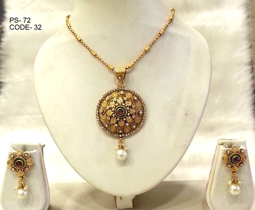 Copper Alloy Antique Pendant Set