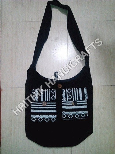 Black Jhola Bag
