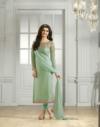 Light Green Color Heavy Designer Salwar Kameez